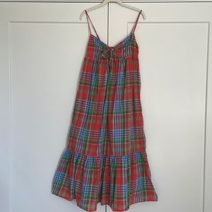 Jcrew plaid sundress